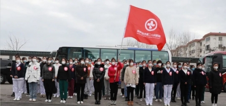 春暖花開，英雄歸來！葫蘆島市第二人民醫(yī)院支援綏中醫(yī)療隊凱旋而歸~